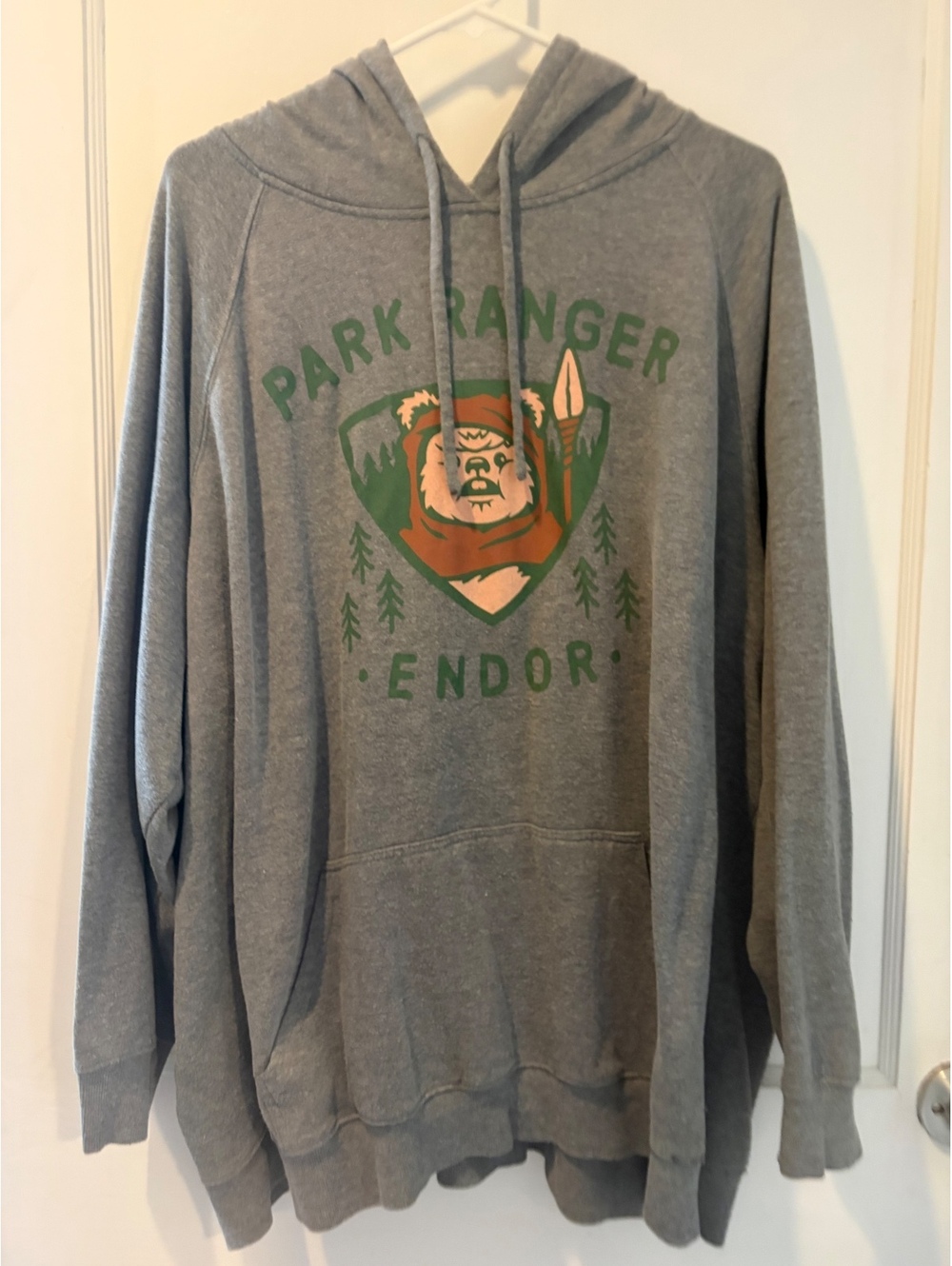 Star Wars Hybrid Park Ranger Endor gray hoodie